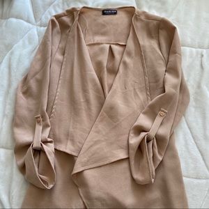FASHION NOVA Beige Cardigan